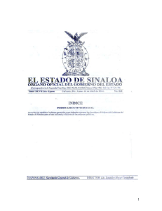 Acuerdo que establece las Bases Generales a que deberán sujetarse los Servidores Públicos del Gobierno del Estado de Sinaloa para el Uso Racional y Eficiente de los Recursos Públicos