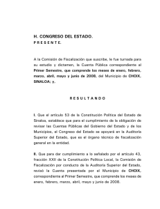 H. CONGRESO DEL ESTADO.