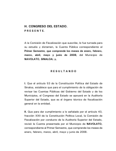 H. CONGRESO DEL ESTADO.