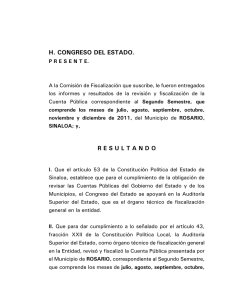 H. CONGRESO DEL ESTADO.