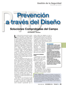 Prevenci n a trav s del Dise o Soluciones comprobadas del campo Por David L. Walline
