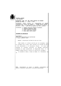 Tribunal Supremo. Presidente de la Sala Penal no acepta su recusaci n. Informe y Providencia de 19-01-2010