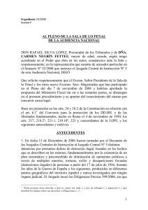 Recusaci n parcial de la Sala de lo Penal de la Audiencia Nacional