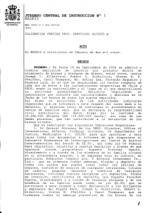 Juzgado Central de Instrucci n n 5. Audiencia Nacional de Espa a. Auto - 25/02/2005