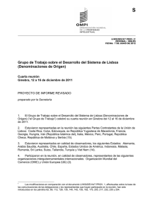 S Grupo de Trabajo sobre el Desarrollo del Sistema de Lisboa