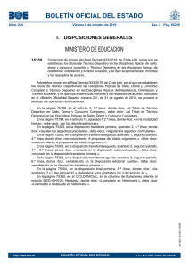 BOLETÍN OFICIAL DEL ESTADO MINISTERIO DE EDUCACIÓN I.  DISPOSICIONES GENERALES 15359