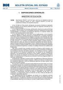 BOLETÍN OFICIAL DEL ESTADO MINISTERIO DE EDUCACIÓN I.  DISPOSICIONES GENERALES 10780