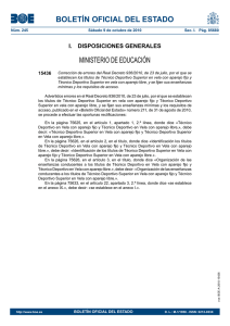 BOLETÍN OFICIAL DEL ESTADO MINISTERIO DE EDUCACIÓN I.  DISPOSICIONES GENERALES 15436