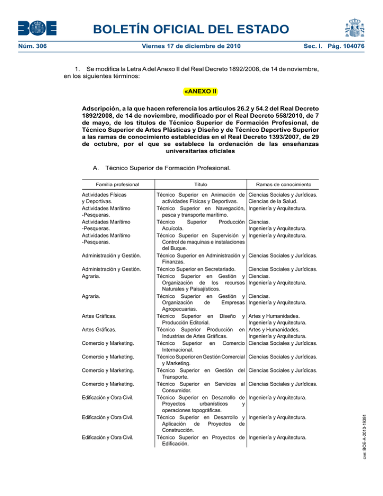 BOLETÍN OFICIAL DEL ESTADO