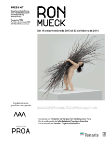 PROA Ron Mueck PressKit