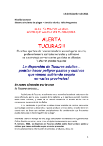 14 de Diciembre de 2011    Nicolás Iannone  Sistema de alerta de plagas – Servicio técnico INTA Pergamino 