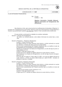 [b]COMUNICACION A 4587. 23/10/2006.