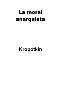 Kropotkin, Pedro - La moral anarquista