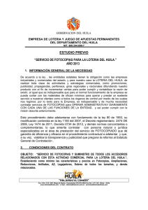Estudios Previos Invitación Pública 06 - 2013 - Servicios de Fotocopias