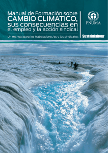 cambio climatico, sus consecuencias en Manual de Formación sobre