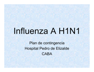 Influenza A H1N1-. Dra. Claudia Ferrario