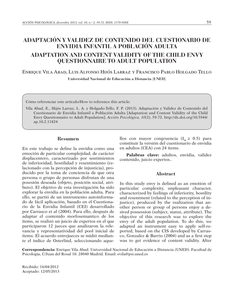 Adaptacion Validez pdf