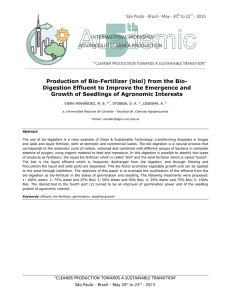 Production of Bio-Fertilizer (biol) from the Bio-