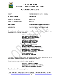 Descargar la norma ACTA NÚMERO 091 DE 2015 Tipo de archivo: pdf Tamaño: 289.4 kB