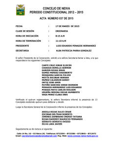 Descargar la norma ACTA NÚMERO 037 DE 2015 Tipo de archivo: pdf Tamaño: 284.2 kB