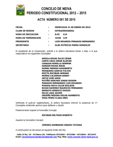 Descargar la norma ACTA NÚMERO 001 DE 2015 Tipo de archivo: pdf Tamaño: 320.2 kB