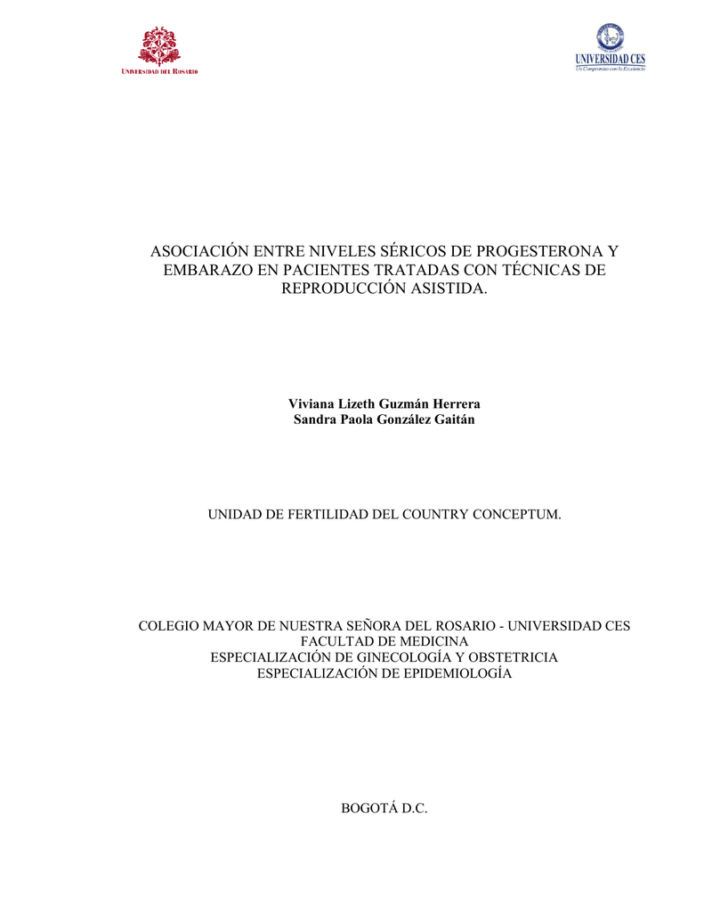 Valores progesterona dia 21 embarazo