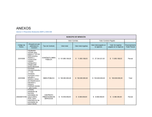 ANEXOS Anexo 1: Proyectos Nemocón 2009 a 2010-III