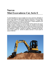 Mini Excavadoras CAT Serie C