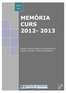 MEMÒRIA CURS 2012- 2013