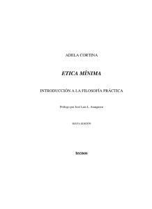 Cortina, Adela-Etica minima