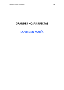 GRANDES HOJAS SUELTAS LA VIRGEN MARÍA 168