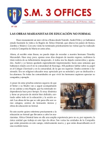 S.M. 3 OFFICES  LAS OBRAS MARIANISTAS DE EDUCACIÓN NO FORMAL
