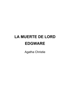 Agatha Christie La muerte de Lord Edgware