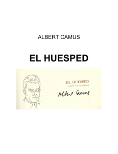 Albert Camus El Huesped