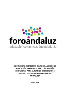 Plan de Impulso del Sector Audiovisual Andaluz