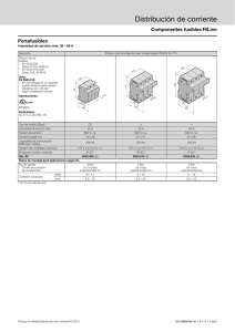 Distribución de corriente Componentes fusibles RiLine Portafusibles