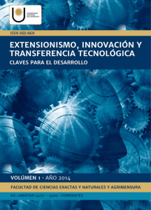 Descargar Volumen I Revista Extensionismo 2015