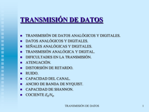 TRANSMISIÓN DE DATOS