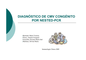 NESTED-PCR EN CMV CONGeNITO