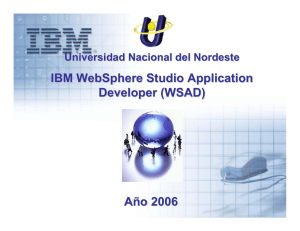 Entornos de Desarrollo Multiplataforma con Java (WebSphere Studio Application Developer)