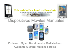 Dispositivos M&oacute;viles Manuales.