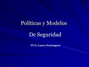 Políticas y Modelos de Seguridad - 2.