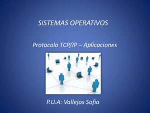 Protocolo TCP/IP - Aplicaciones.