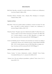 BIBLIOGRAFÍA  Rojo difuso y azul pálido: Los partidos tradicionales en Colombia:... Metodología  de  la  Investigación