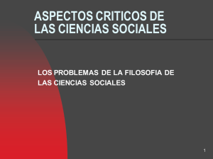 Copia de ASPECTOS CRITICOS DE LAS CIENCIAS SOCIALES  XX