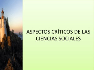 ASPECTOS CRITICOS CIENCIAS SOCIALES PARTE I