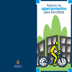 Relación de aparcamientos para bicicletas. Castellano. PDF