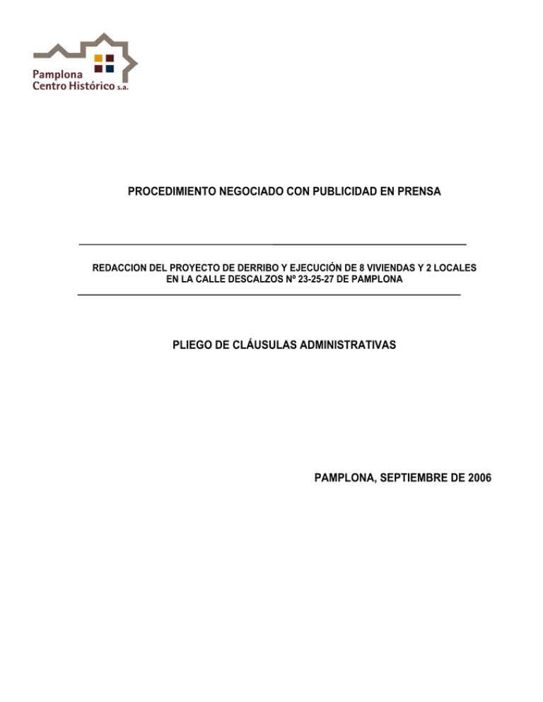 PROCEDIMIENTO NEGOCIADO CON PUBLICIDAD EN PRENSA