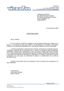 (Octubre-2006)Sentencia demanda Director General