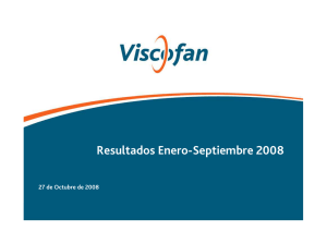 Resultados Enero-Septiembre 2008 27 de Octubre de 2008 1